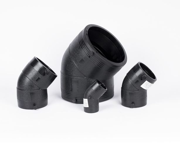 Wie verbessert das Design einer HDPE -Elektrofusion 45 Grad Ellbogen die Durchflusseffizienz in Flüssigkeits- oder Gaspipelines?